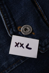 Blugi scurti Musstang albastru mărime XXL etichetă mărime și compoziție second-hand premium
