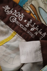 Pantaloni scurti Billabong multicolor mărime M etichetă mărime și compoziție second-hand premium