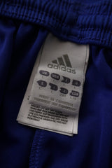 Pantaloni scurti adidas albastru mărime L etichetă mărime și compoziție second-hand premium