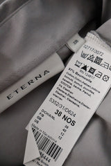 Camasa ETERNA gri deschis mărime M etichetă mărime și compoziție second-hand premium