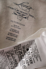 Tricou Levi's alb mărime XS etichetă mărime și compoziție second-hand premium