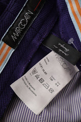 Pantaloni Marc O'Polo mov mărime L etichetă mărime și compoziție second-hand premium