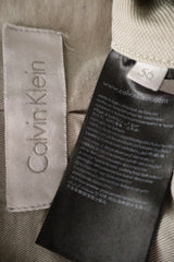 Sacou Calvin Klein bej mărime XXL etichetă mărime și compoziție second-hand premium