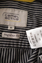 Camasa Camel Active gri mărime XL etichetă mărime și compoziție second-hand premium