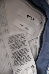 Tricou BRAX alb mărime L etichetă mărime și compoziție second-hand premium