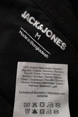 Tricou Jack&Jones negru mărime S etichetă mărime și compoziție second-hand premium