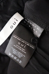 Rochie oui negru mărime M etichetă mărime și compoziție second-hand premium