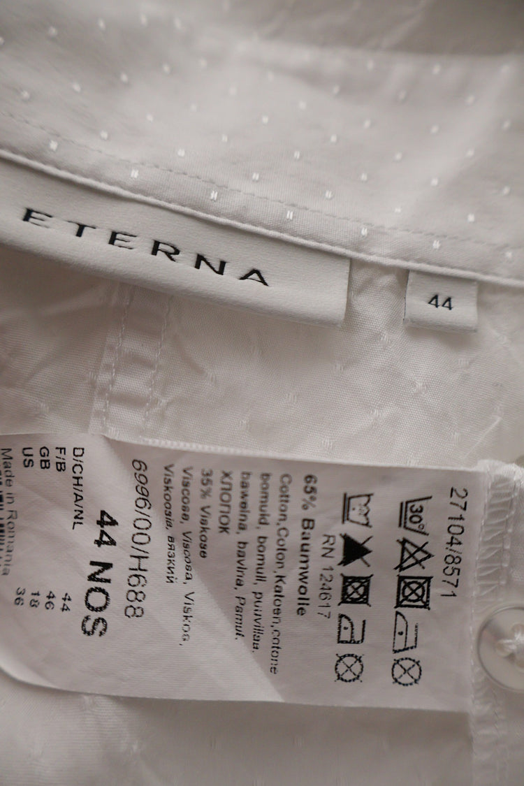 Camasa Eterna alb mărime XL etichetă mărime și compoziție second-hand premium