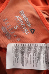 Maiou Reebok portocaliu mărime S etichetă mărime și compoziție second-hand premium