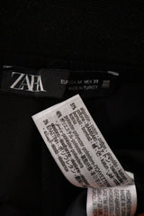 Pantaloni ZARA negru mărime M etichetă mărime și compoziție second-hand premium