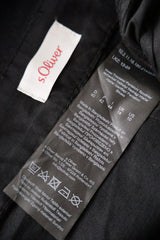 Pantaloni s.Oliver negru mărime L etichetă mărime și compoziție second-hand premium
