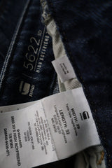Blugi G-STAR RAW albastru mărime W32 etichetă mărime și compoziție second-hand premium