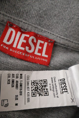 Tricou Diesel gri deschis mărime M etichetă mărime și compoziție second-hand premium