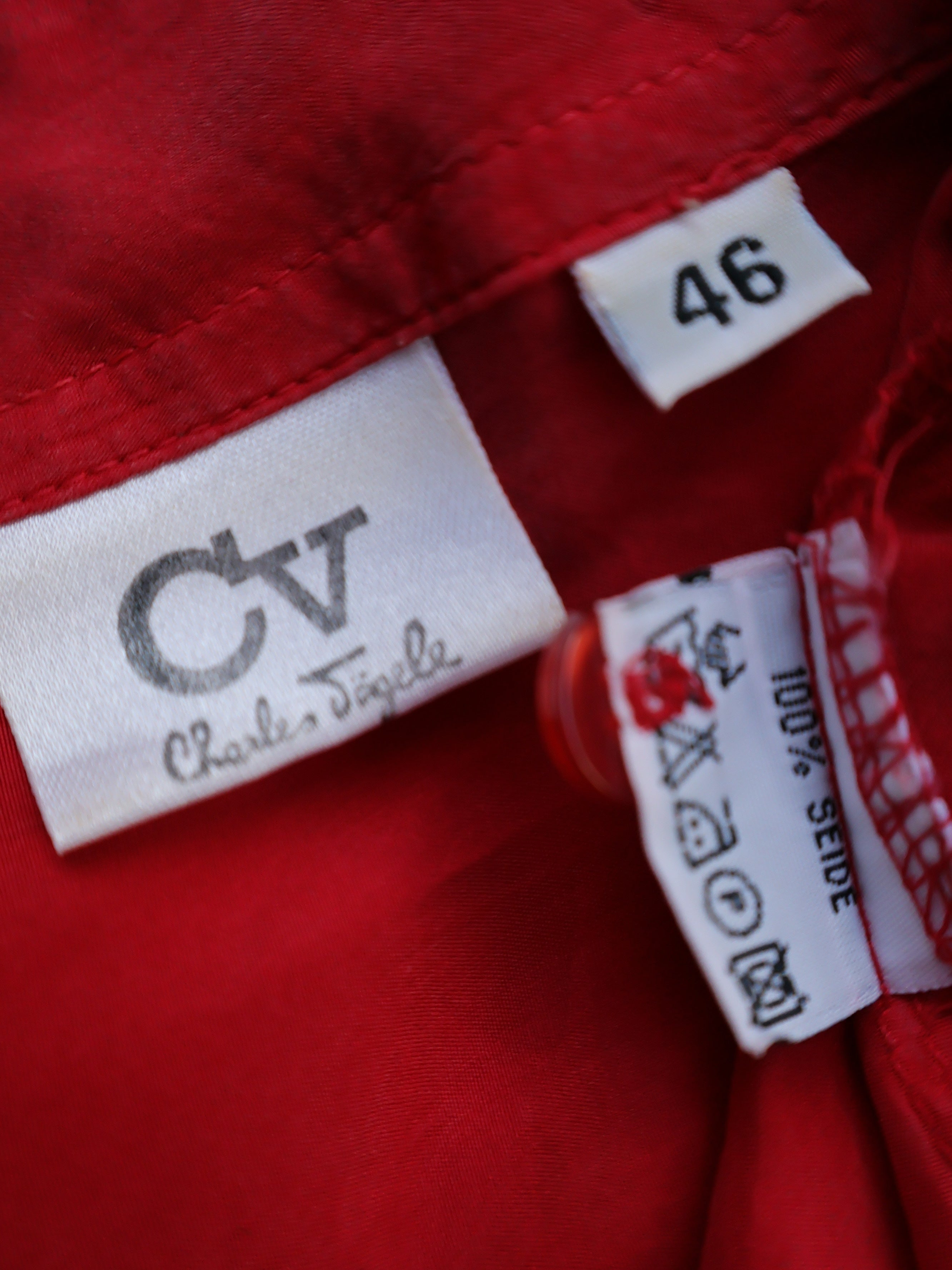 Etichetă compoziție și mărime - Camasa Cavalli Class - L - Femei