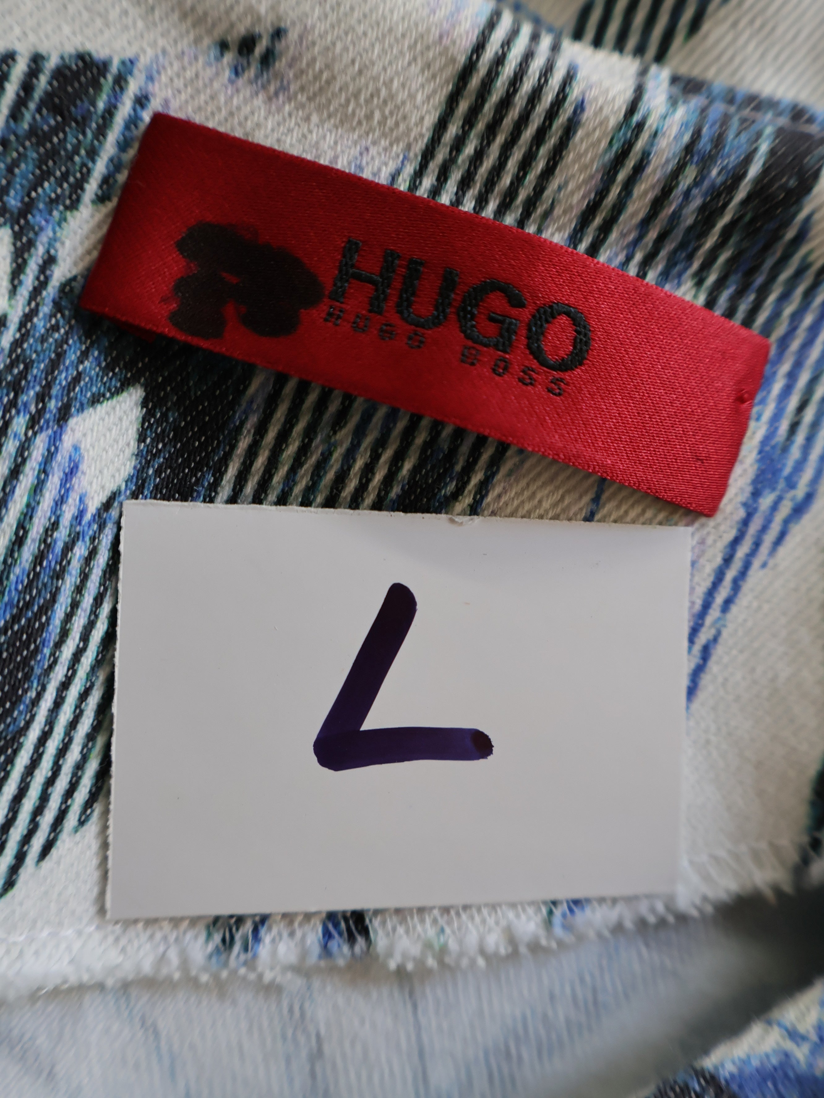 Eticheta marime si compozitie - Camasa HUGO - L - Femei