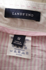 Pantaloni scurti Lands' End bej mărime XL etichetă mărime și compoziție second-hand premium