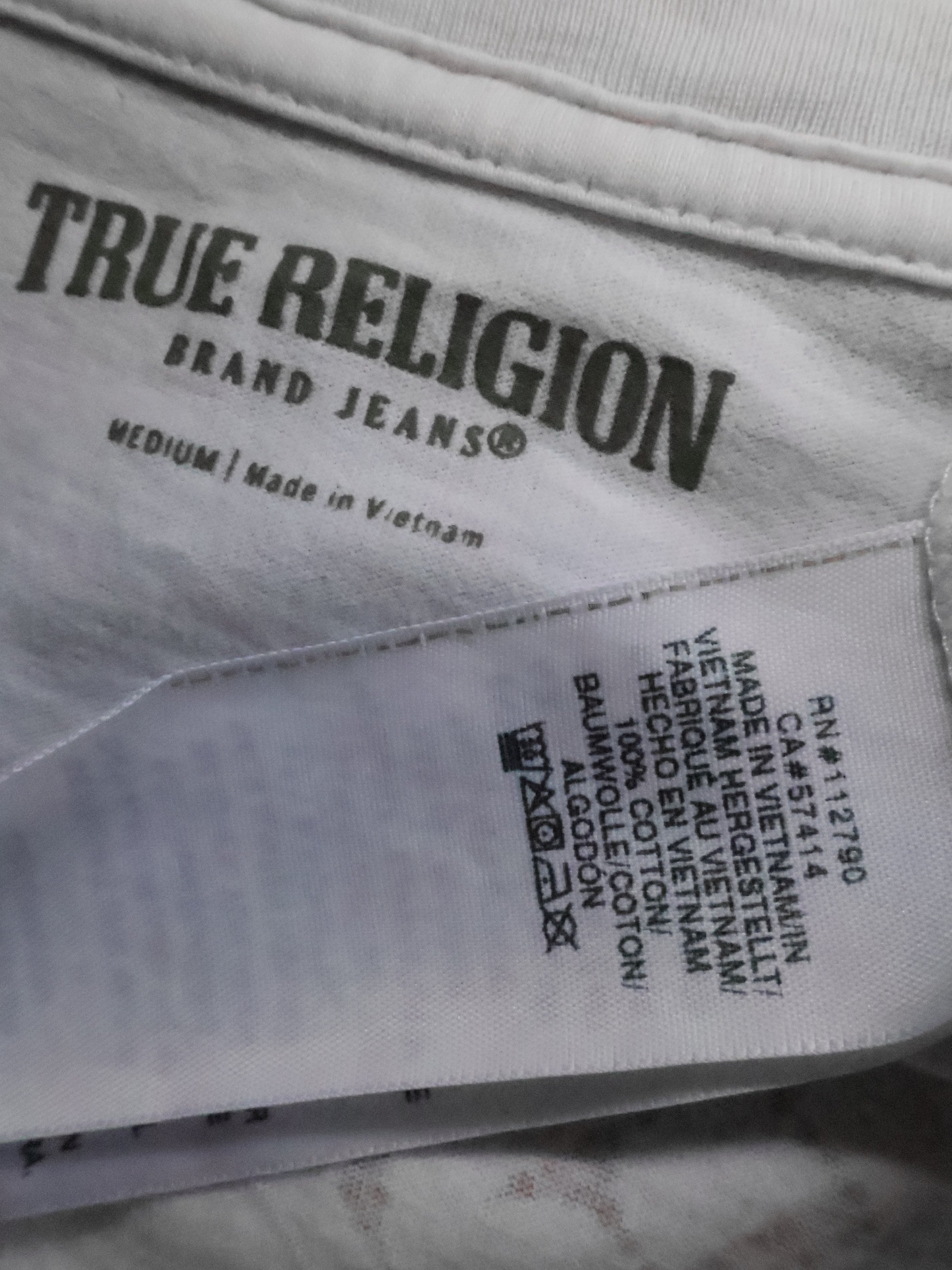 Eticheta marime si compozitie - Tricou True Religion - M - Femei