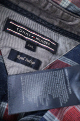 Camasa Tommy Hilfiger albastru, rosu, alb mărime XXL etichetă mărime și compoziție second-hand premium