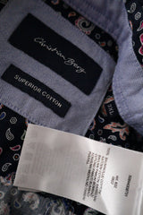 Camasa Christian Berg bleumarin cu imprimeu paisley multicolor mărime 3XL etichetă mărime și compoziție second-hand premium