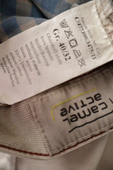 Pantaloni Camel active bej deschis mărime XXL etichetă mărime și compoziție second-hand premium