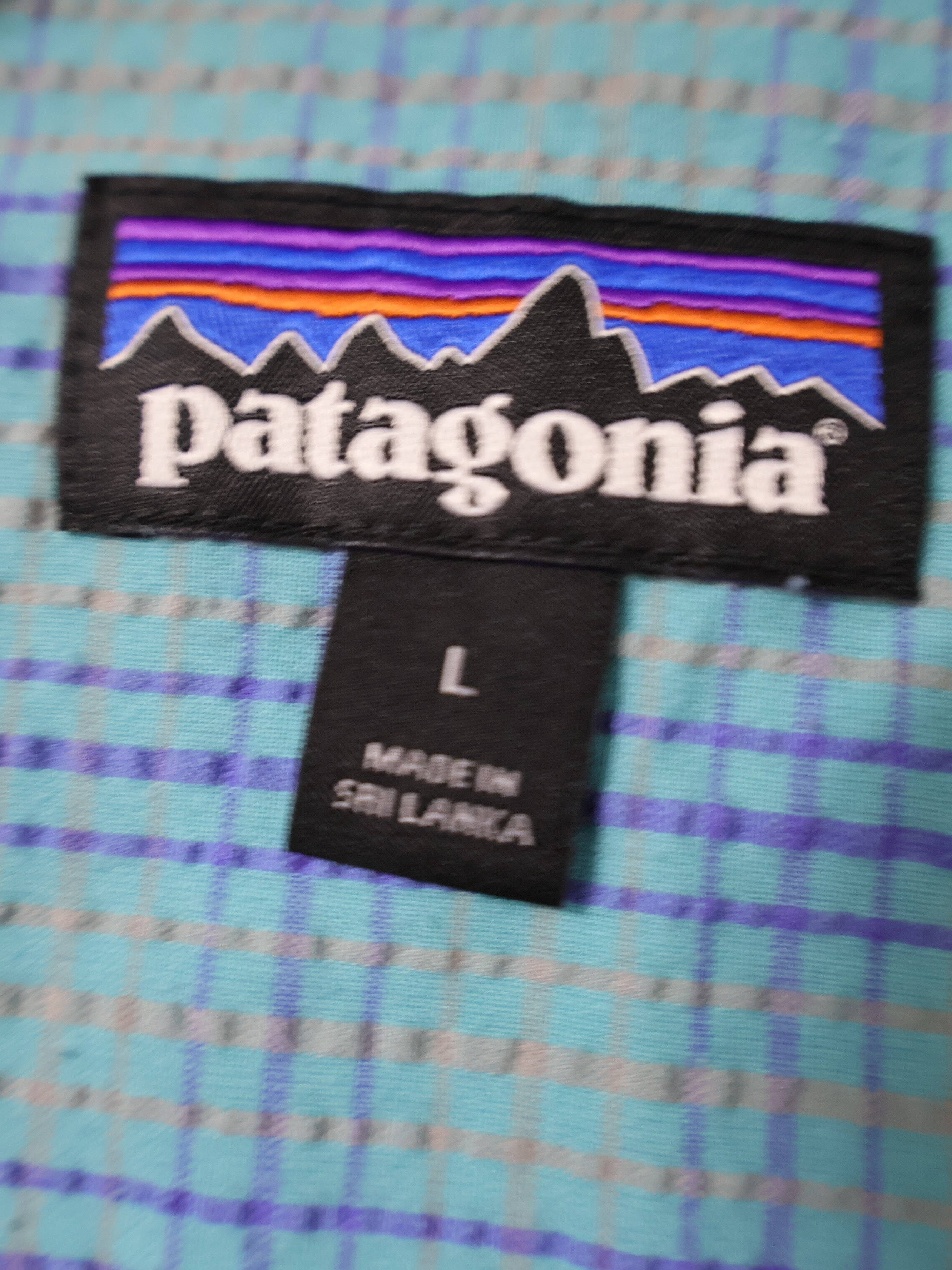 Eticheta marime si compozitie - Camasa Patagonia - L - Barbati