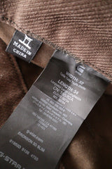 Pantaloni G-STAR maro mărime M etichetă mărime și compoziție second-hand premium