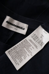Rochie ARMEDANGELS bleumarin mărime S etichetă mărime și compoziție second-hand premium