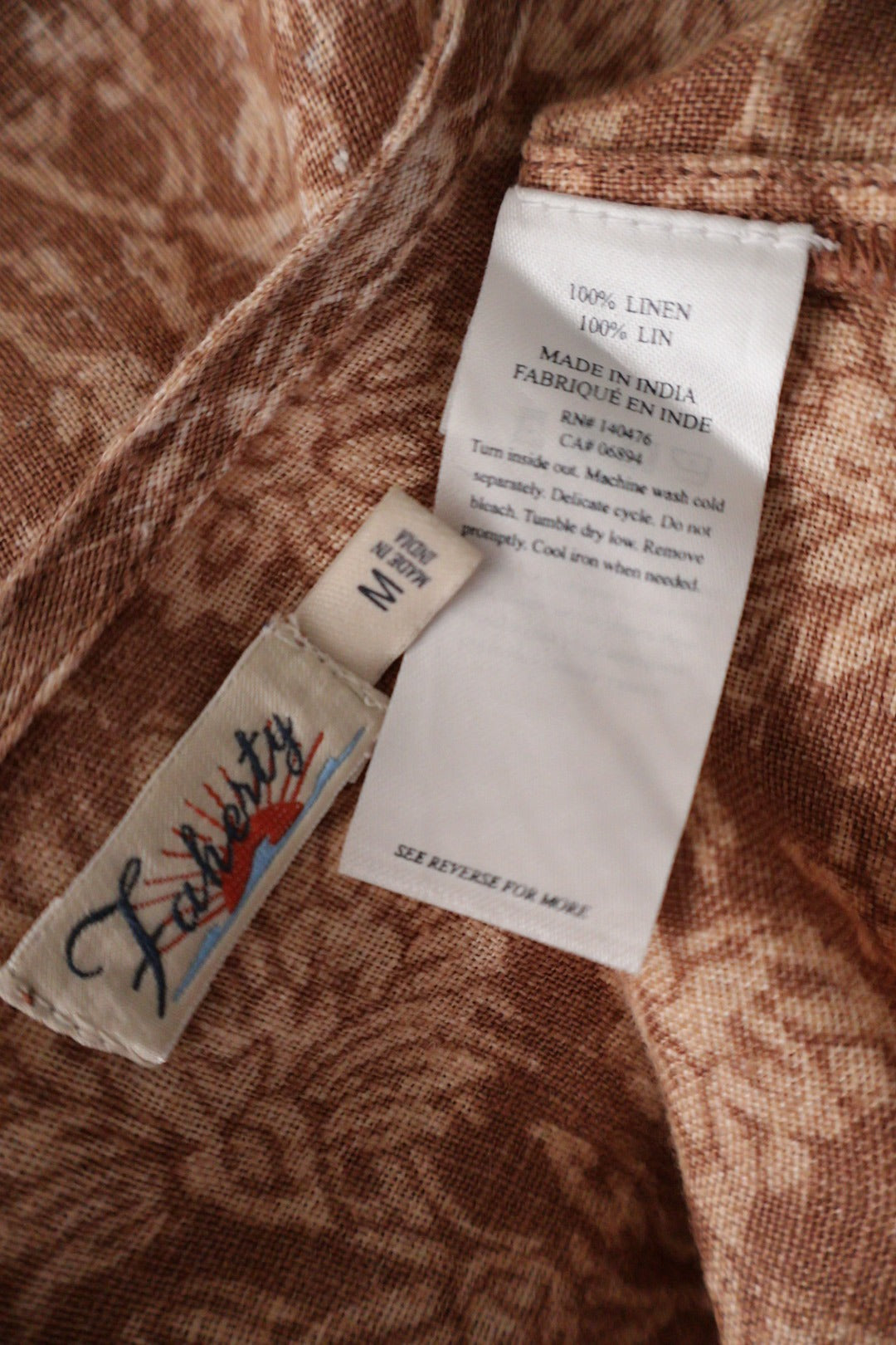 Camasa Fathesty roz pudrat mărime M etichetă mărime și compoziție second-hand premium