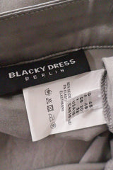 Camasa lunga Blacky Dress Berlin argintiu mărime XL etichetă mărime și compoziție second-hand premium