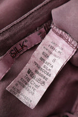 Bluza iSilk mov prăfuit mărime S etichetă mărime și compoziție second-hand premium