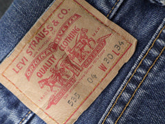 Eticheta marime si compozitie - Blugi Levi's - W30 - Femei