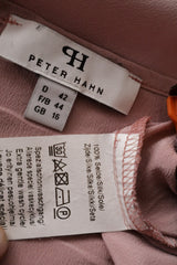 Top Peter Hahn roz pudrat mărime L etichetă mărime și compoziție second-hand premium
