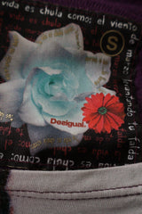 Bluza Desigual multicolor mărime S etichetă mărime și compoziție second-hand premium