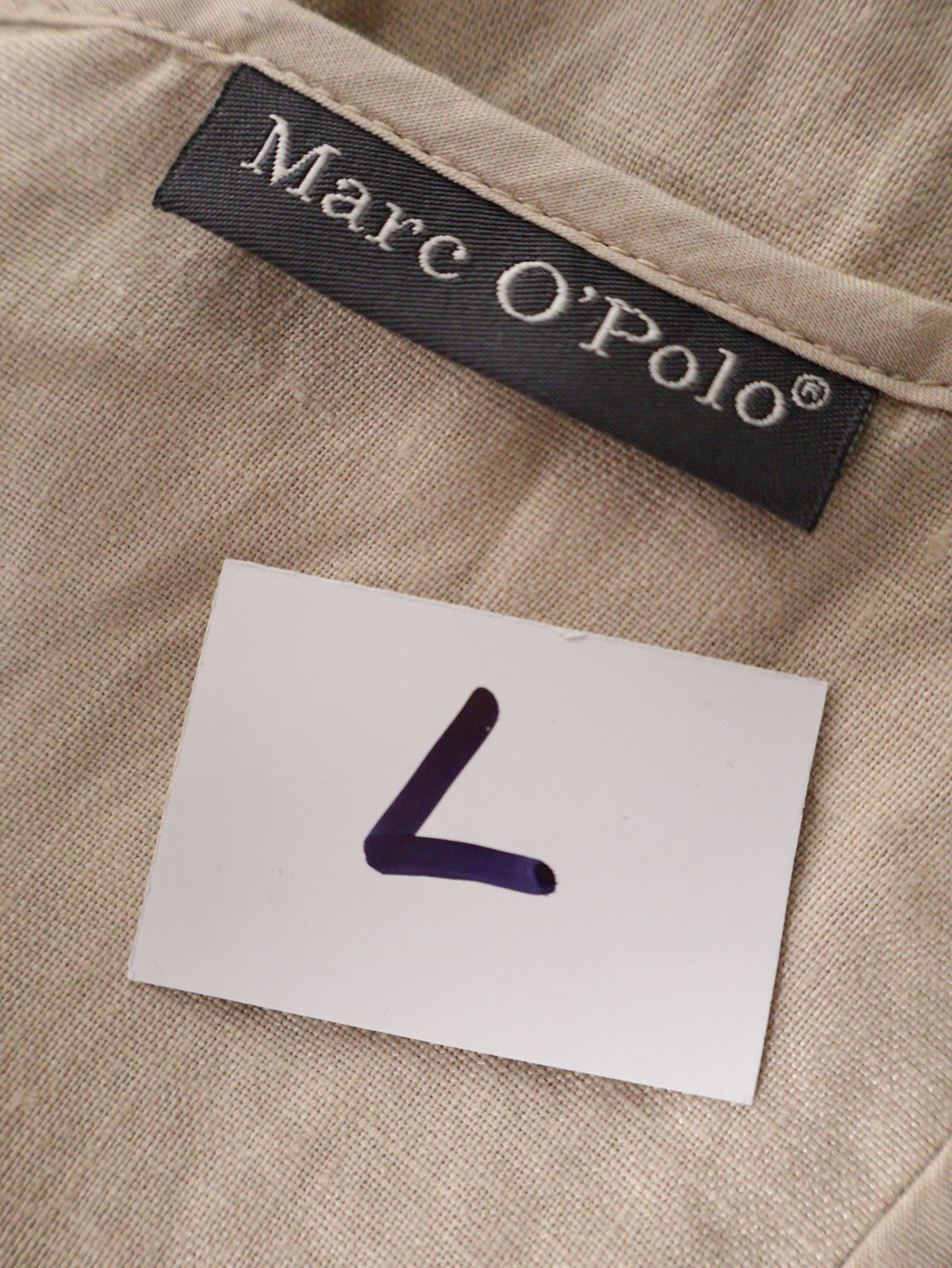 Eticheta marime si compozitie (rotita dreapta) - Rochie Marc O'Polo - L - Femei