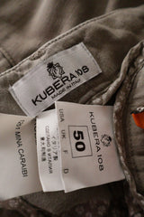 Pantaloni KUBERA 108 bej mărime XXL etichetă mărime și compoziție second-hand premium
