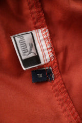 Pantaloni 2/3 PUMA portocaliu mărime XL etichetă mărime și compoziție second-hand premium
