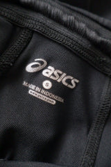 Pantaloni scurti asics negru mărime S etichetă mărime și compoziție second-hand premium