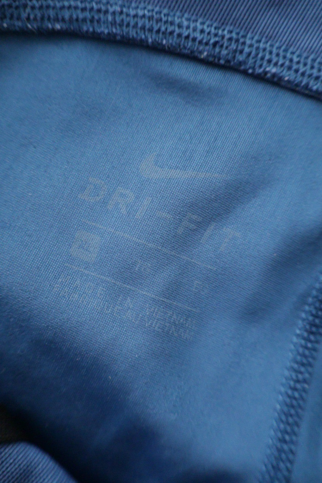 Colanti Nike albastru mărime XL etichetă mărime și compoziție second-hand premium