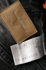 Blugi scurti Buffalo gri mărime M etichetă mărime și compoziție second-hand premium