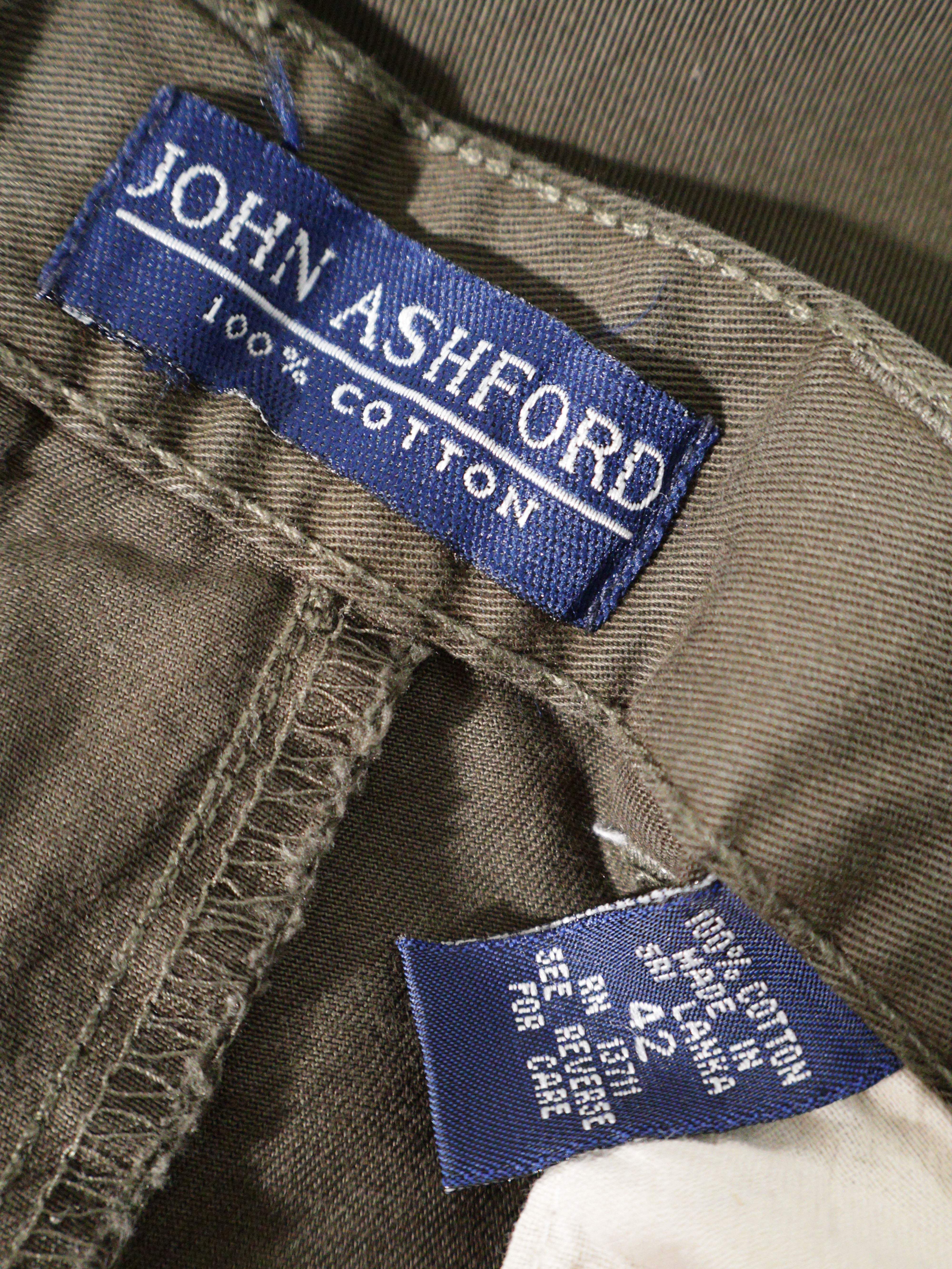 Eticheta marime si compozitie (rotita dreapta) - Pantaloni Alte branduri kaki din bumbac – 3XL – Bărbați