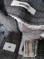 Eticheta marime si compozitie (rotita dreapta) - Pantaloni scurți chino gri din bumbac – JACK&JONES – L – Bărbați