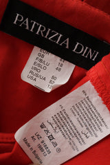 Eticheta marime si compozitie (rotita dreapta) - Rochie - Premium corai din bumbac cu pliseu – L – Femei