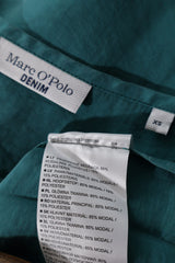 Eticheta marime si compozitie (rotita dreapta) - Rochie - Marc O'Polo turcoaz din modal cu croiala lejeră – XS – Femei