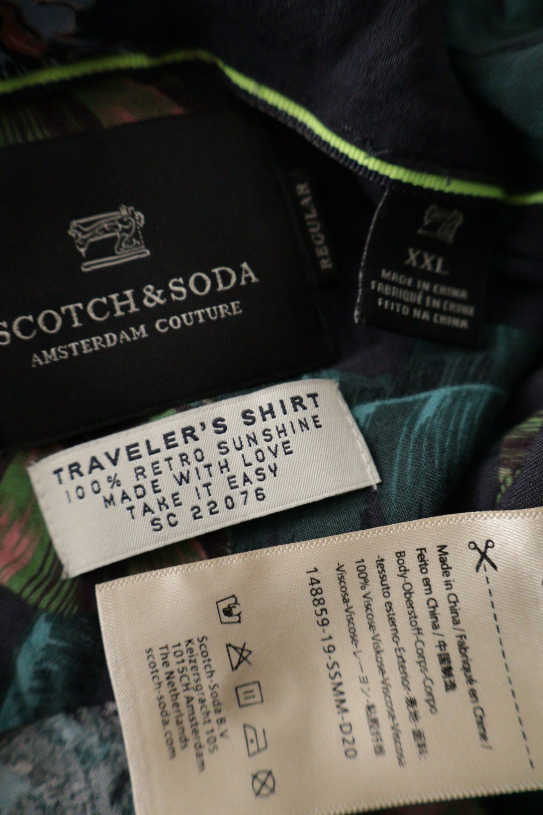 SCOTCH & SODA – cămașă – etichetă – second-hand premium