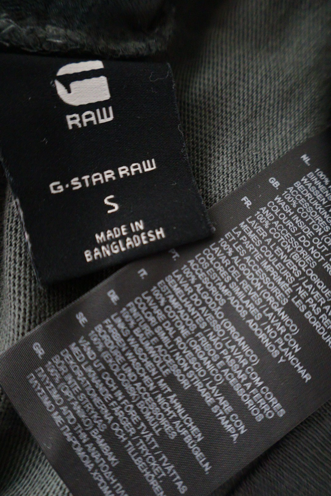 G-STAR RAW – bluză – etichetă – second-hand premium