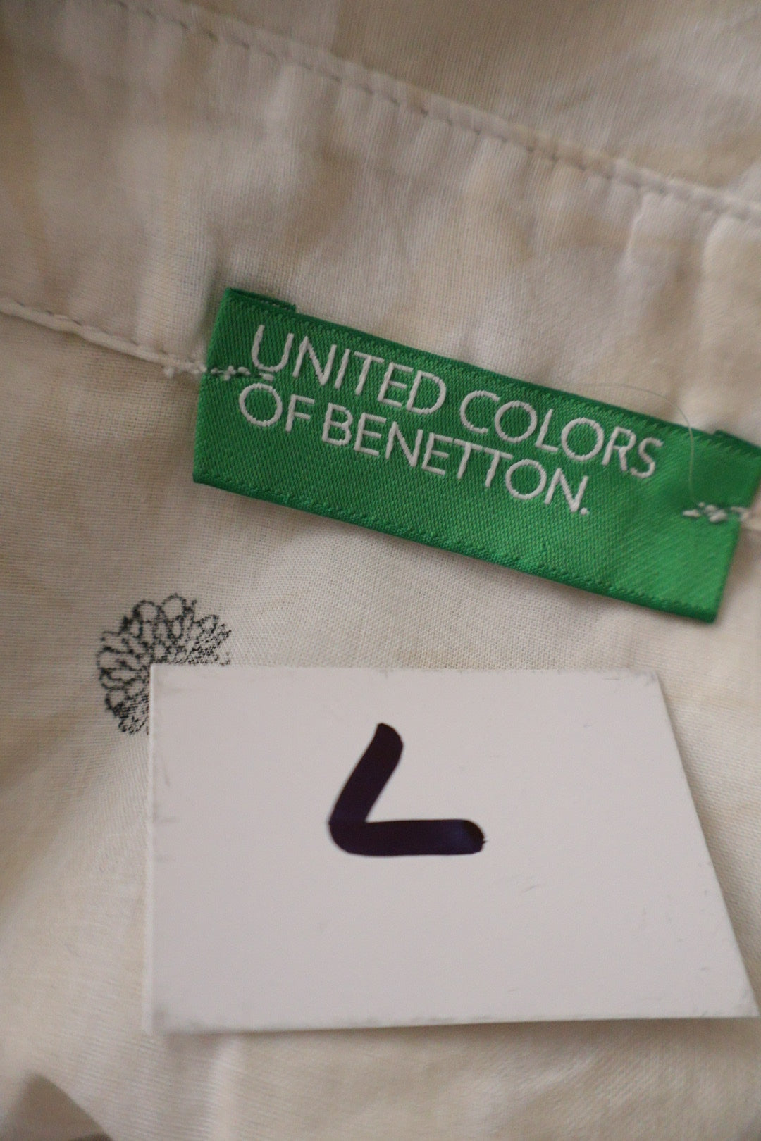 Benetton – cămașă – etichetă – second-hand premium
