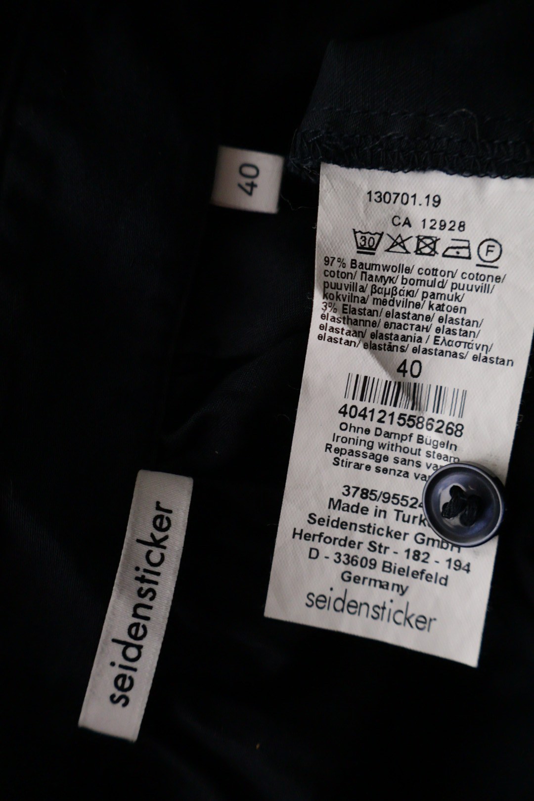 Seidensticker – rochie – etichetă – second-hand premium