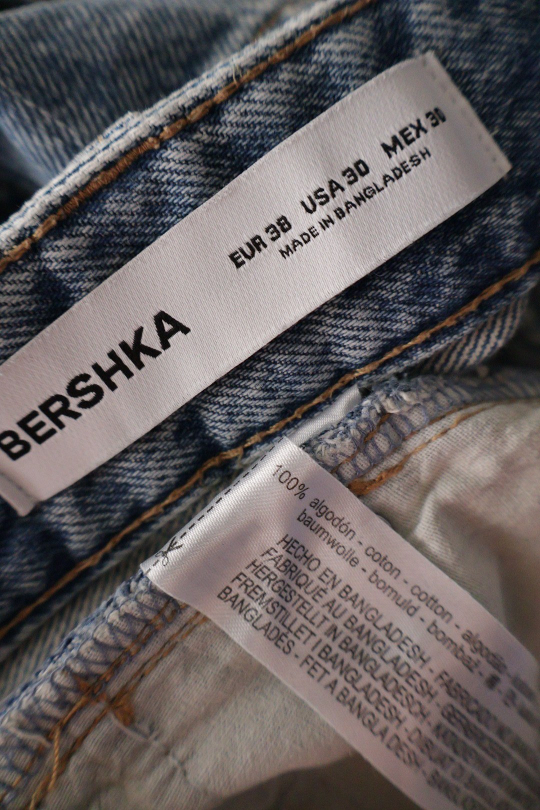 BERSHKA – blugi – etichetă – second-hand premium