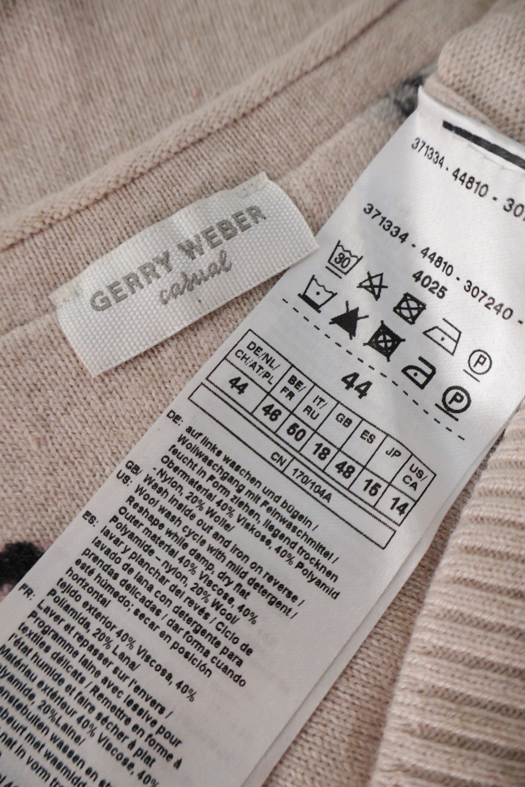 GERRY WEBER – bluză – etichetă – second-hand premium