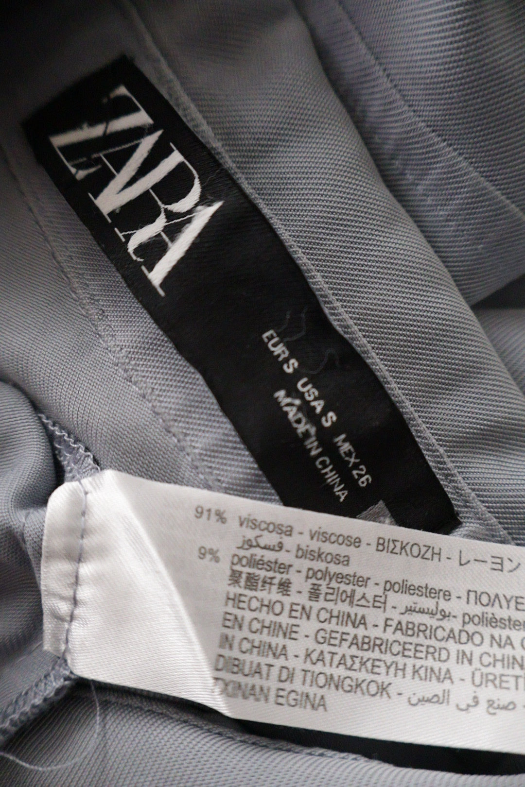 Zara – camasa stil rochie – etichetă – second-hand premium